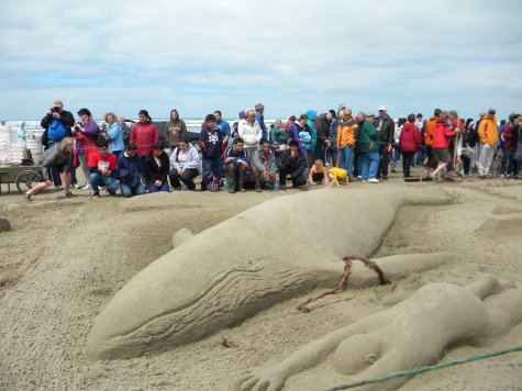 Cannon Beach Sand Sculpture